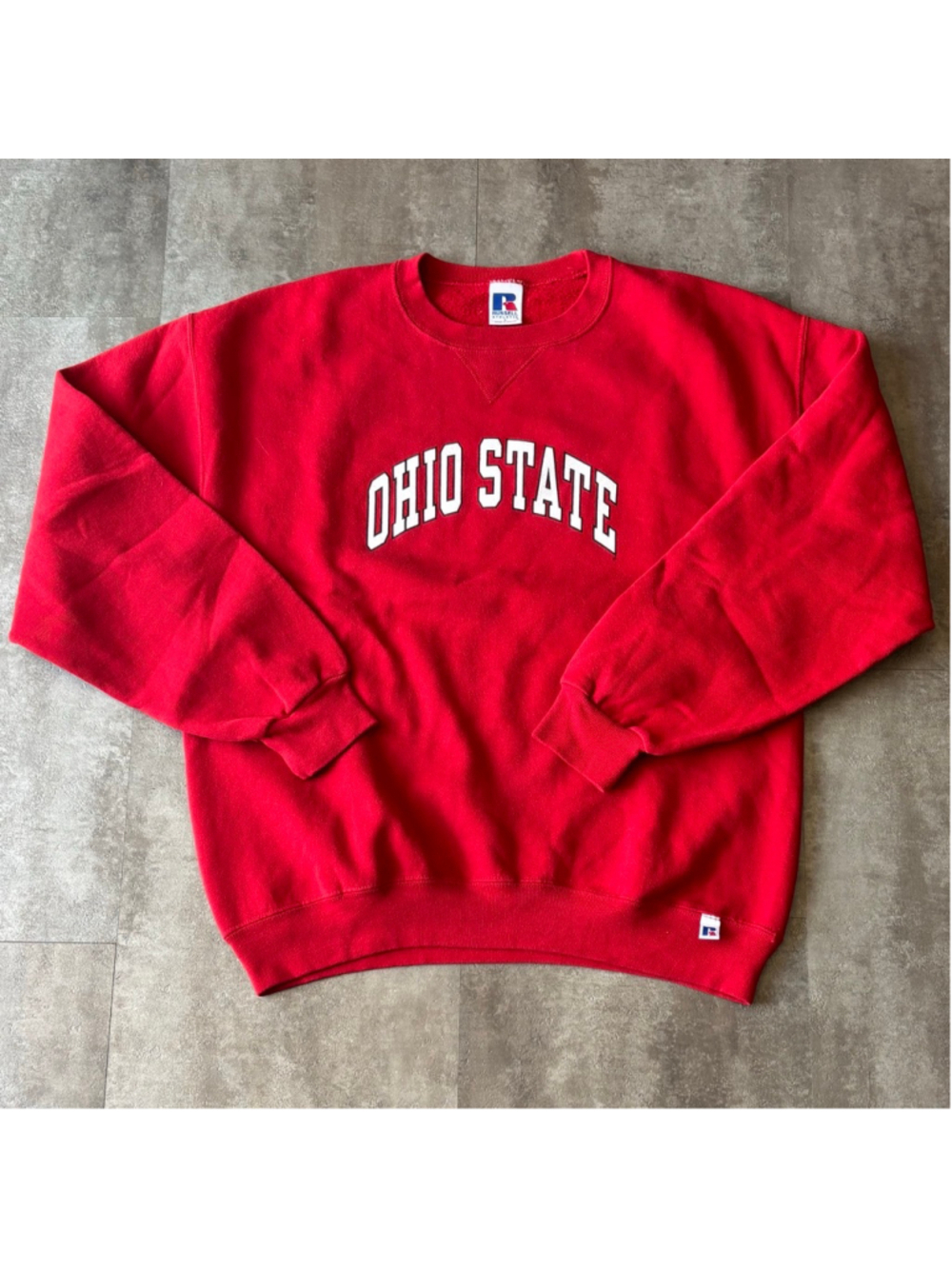 Y2K Russell Athletic Ohio State Crewneck Sweater Mens XL